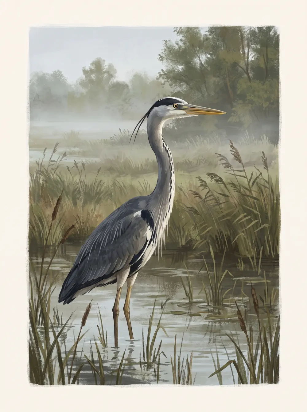 Gray heron