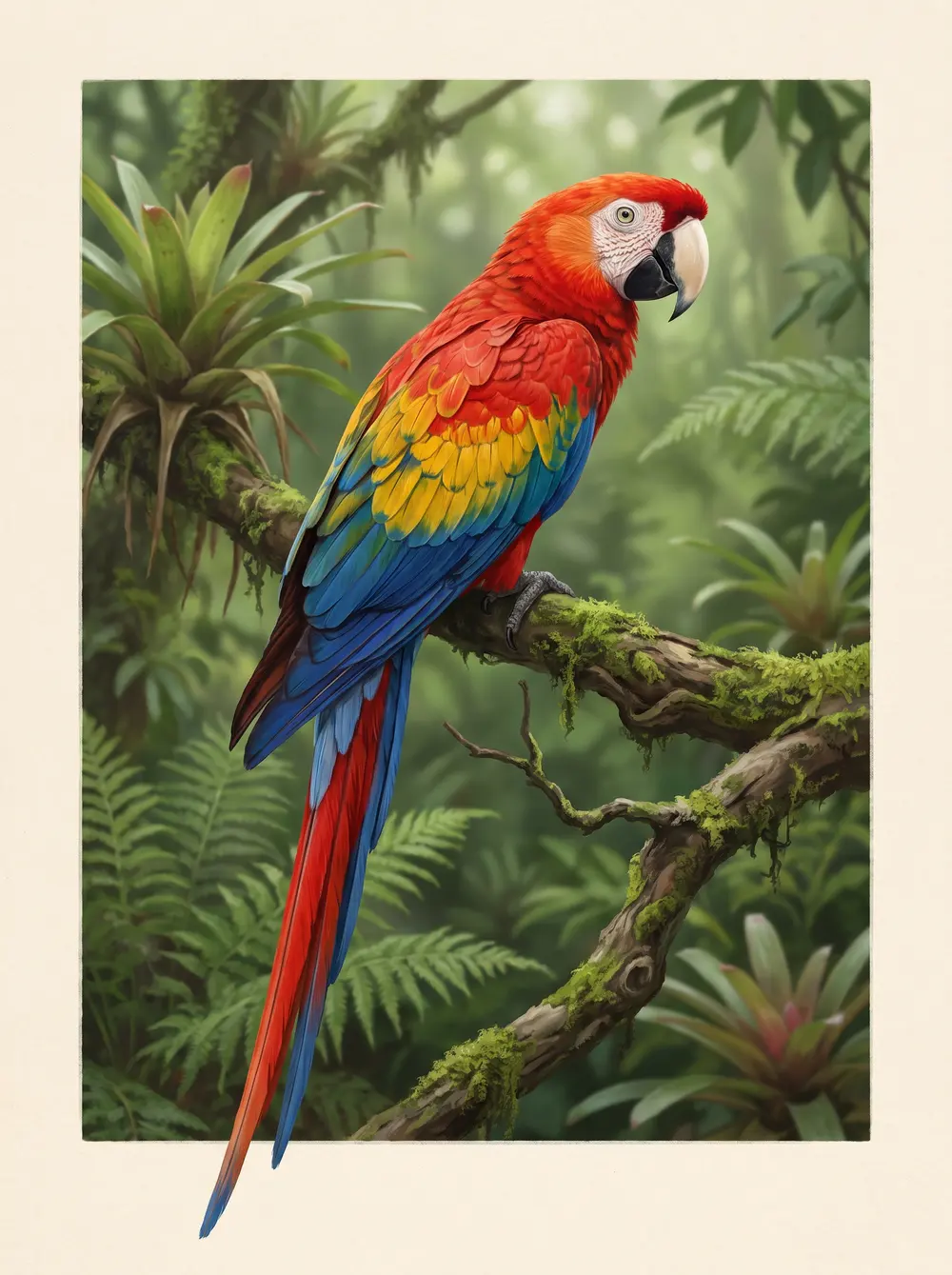 Scarlet macaw