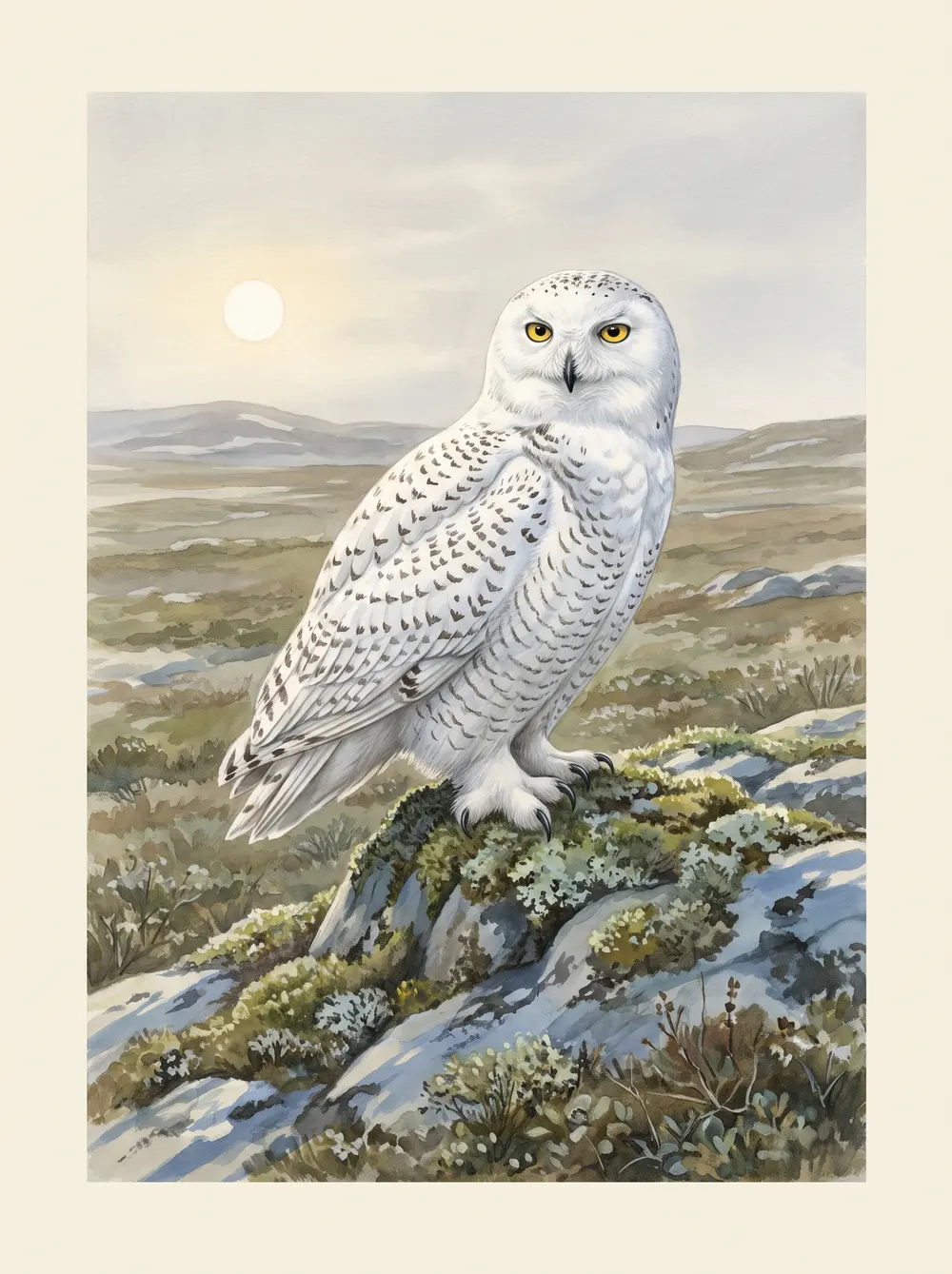 Snowy owl