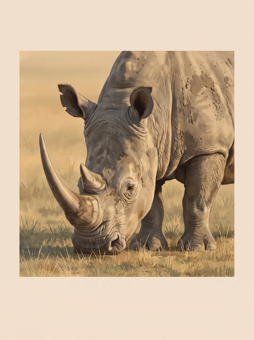 White rhinoceros
