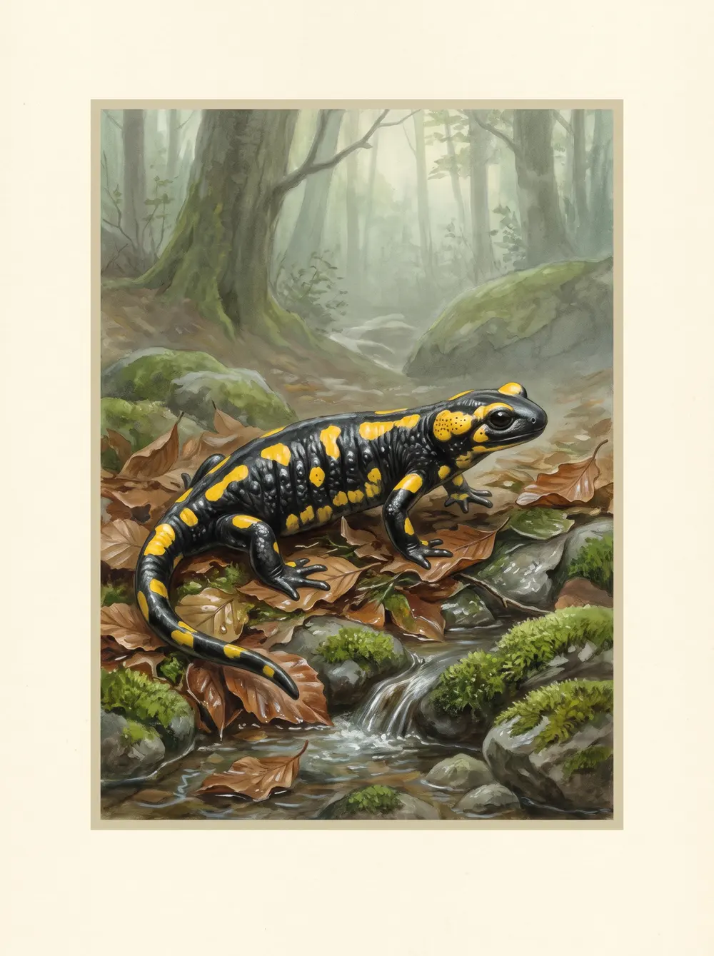 Fire salamander