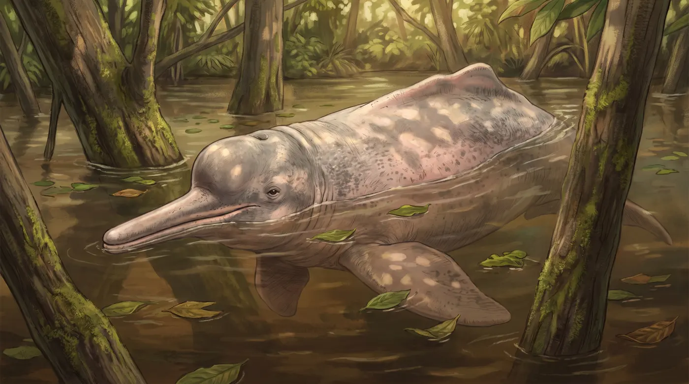 Delfino rosa dell'Amazzonia