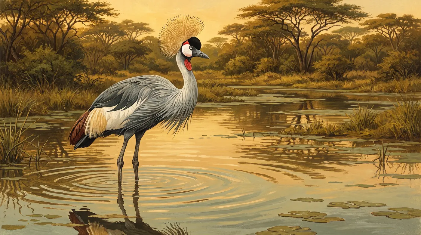 Gru coronata