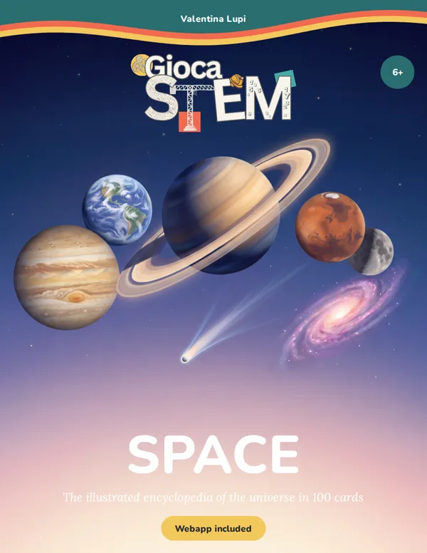 The cover of the book Gioca STEM · Space