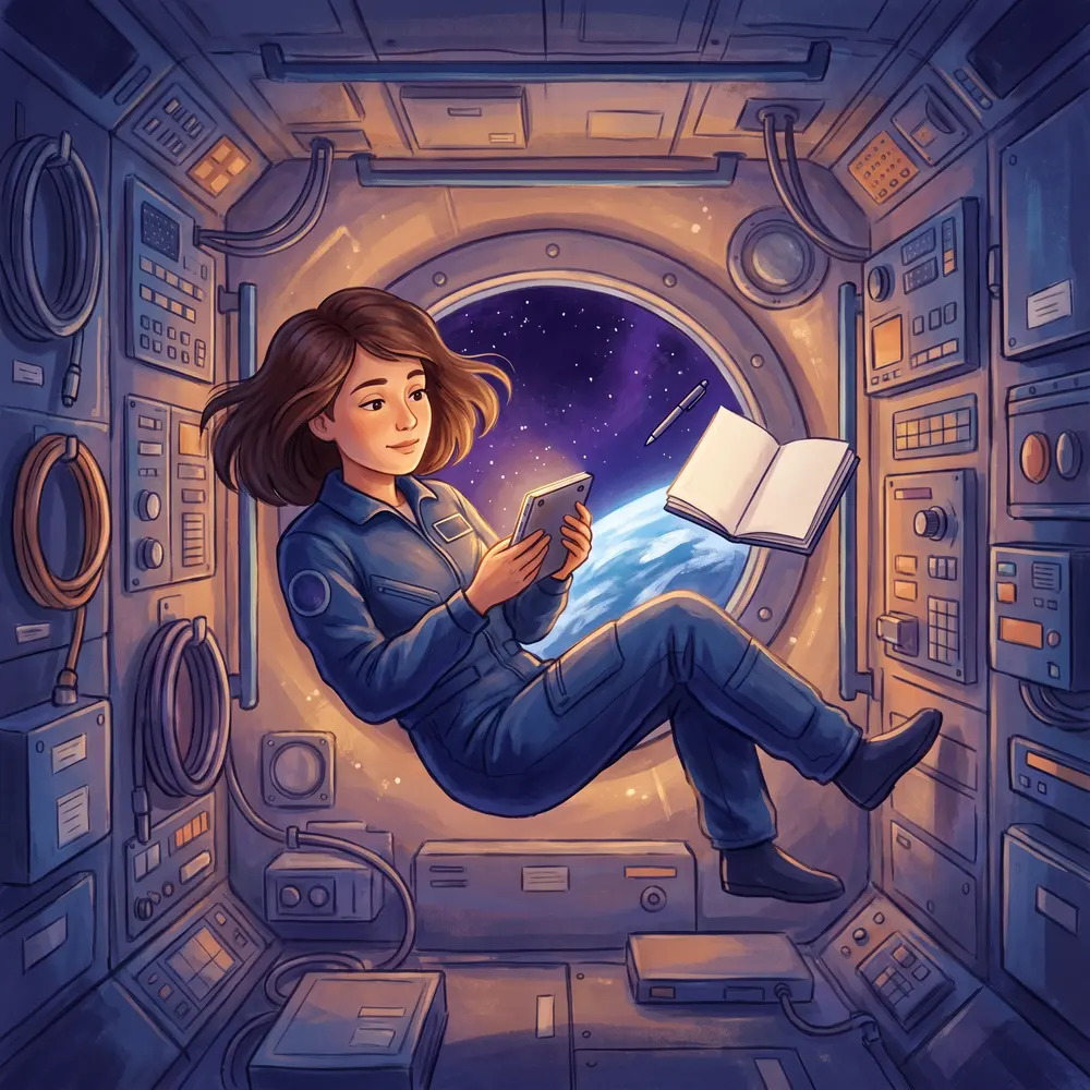 Un astronauta di casa