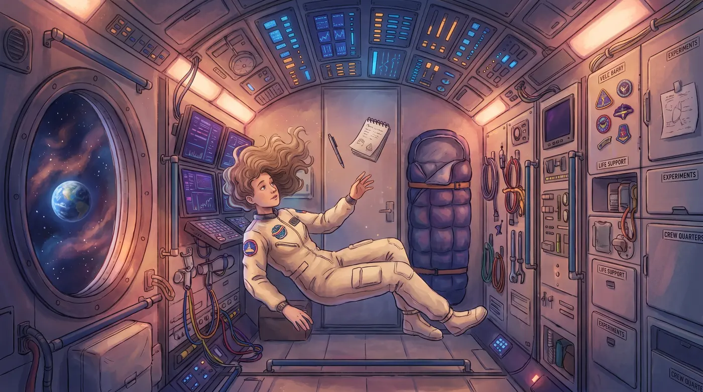 La vita da astronauta